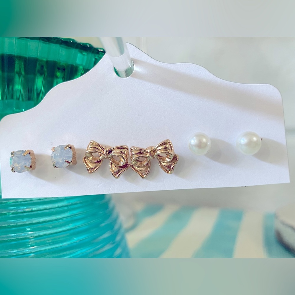 Pretty Stud Earring Set
